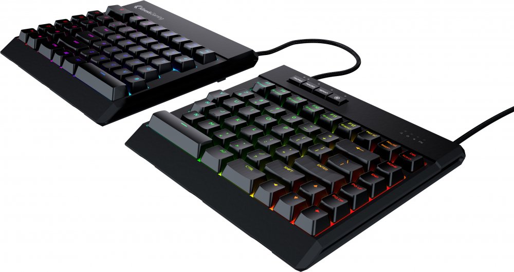 Kinesis KB975 Freestyle Edge RGB Split Gaming Keyboard - No palm support