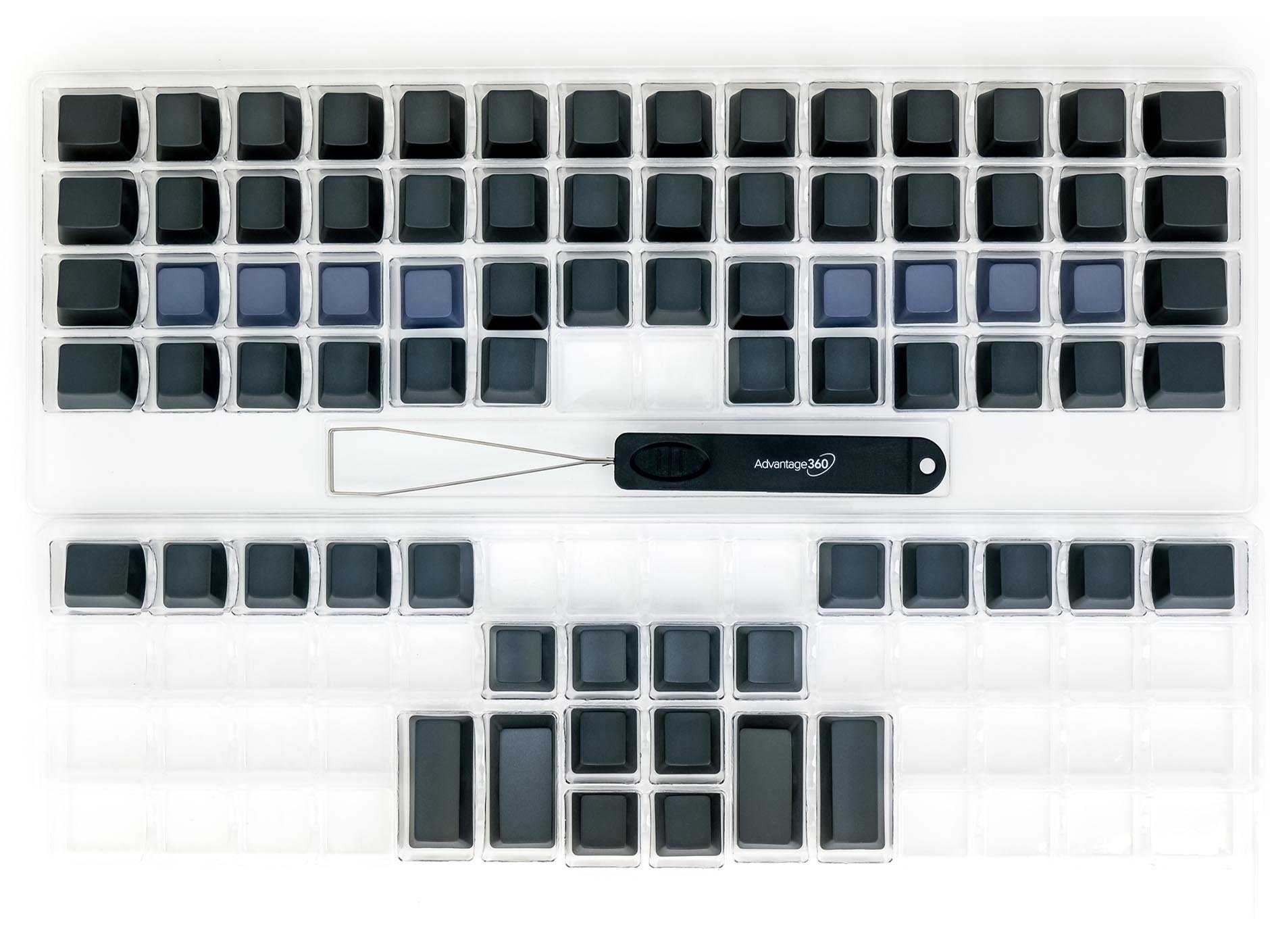 Kinesis KC360-BK Advantage360 Blank Keycap Set