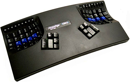Kinesis KB500USB-blk Advantage USB Contoured Ergonomic Keyboard for Mac and PC Black