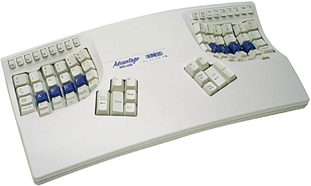 Kinesis KB500USB-wht Advantage USB Contoured Ergonomic Keyboard for Mac and PC White