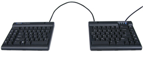 Kinesis KB700PB-us-20 Freestyle Solo Keyboard for PC Black (20 inch separation)