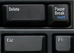 Double wide Delete and Escape keys