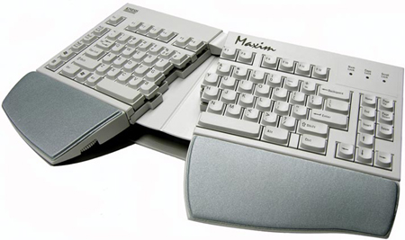 Kinesis KB210USB Maxim USB PS/2 Combo Split Adjustable Keyboard