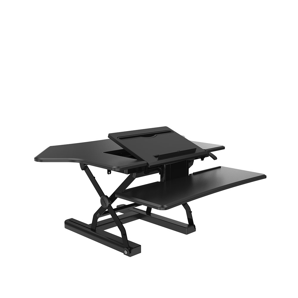 Loctek PC36 Wide Platform Height Adjustable Sit-Stand Corner Riser