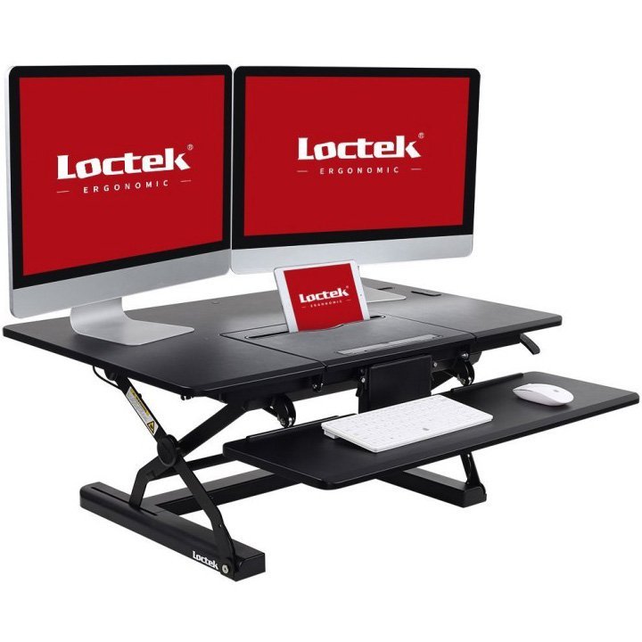 Loctek PL36B Wide Platform Height Adjustable Standing Desk Riser