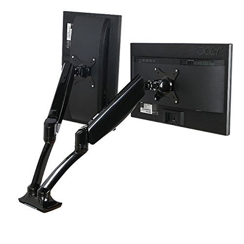 Loctek Dual Arm Monitor Mount Gas Spring - D5D