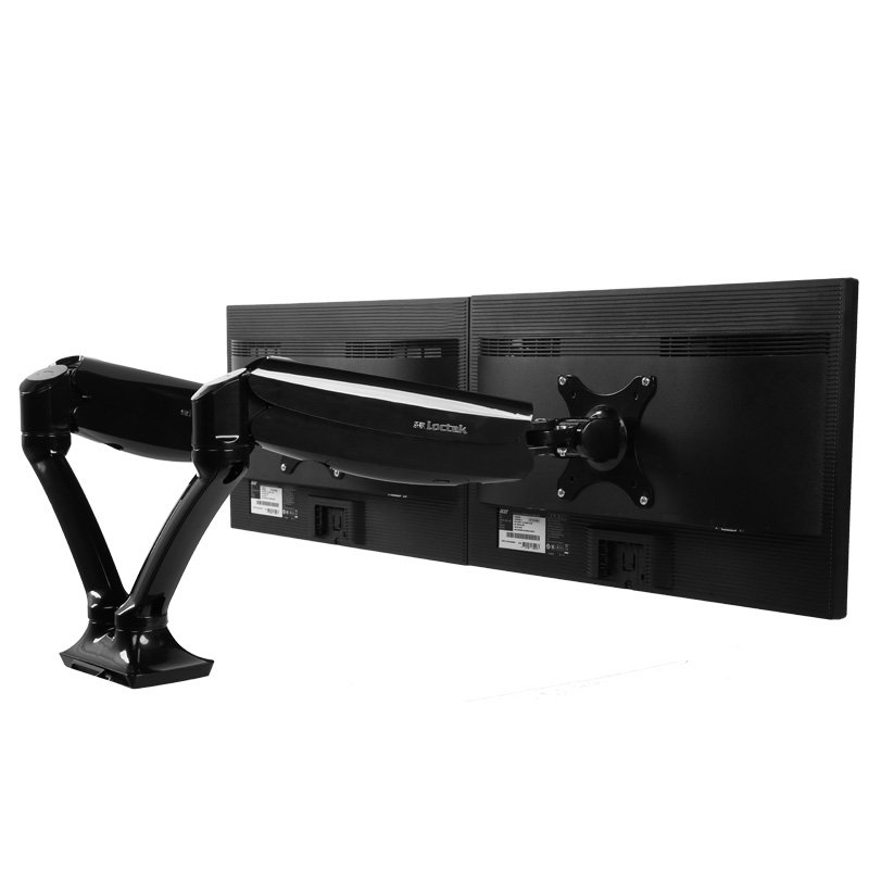 Loctek Dual Arm Monitor Mount Gas Spring - D5D