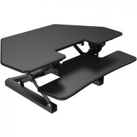 Loctek 41" wide Height Adjustable Sit-Stand Corner Riser - LXR41
