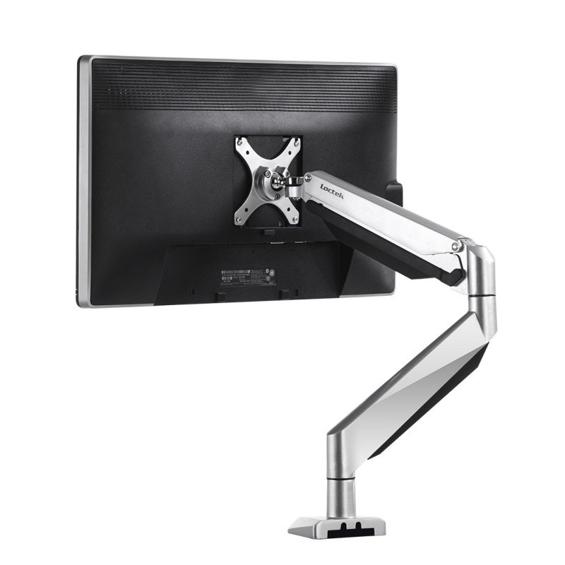 Loctek D7A Desk Mount Gas Spring Single Monitor Arm