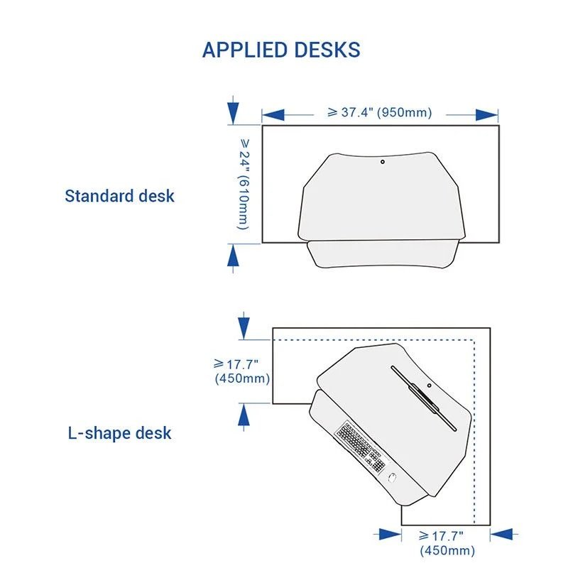 Flexispot M2 ClassicRiser 35" Standing Desk Converter