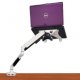 EDL-W Laptop Arm with 2 USB Ports - White - Height and Depth Adjustable - ErgoDirect/Loctek