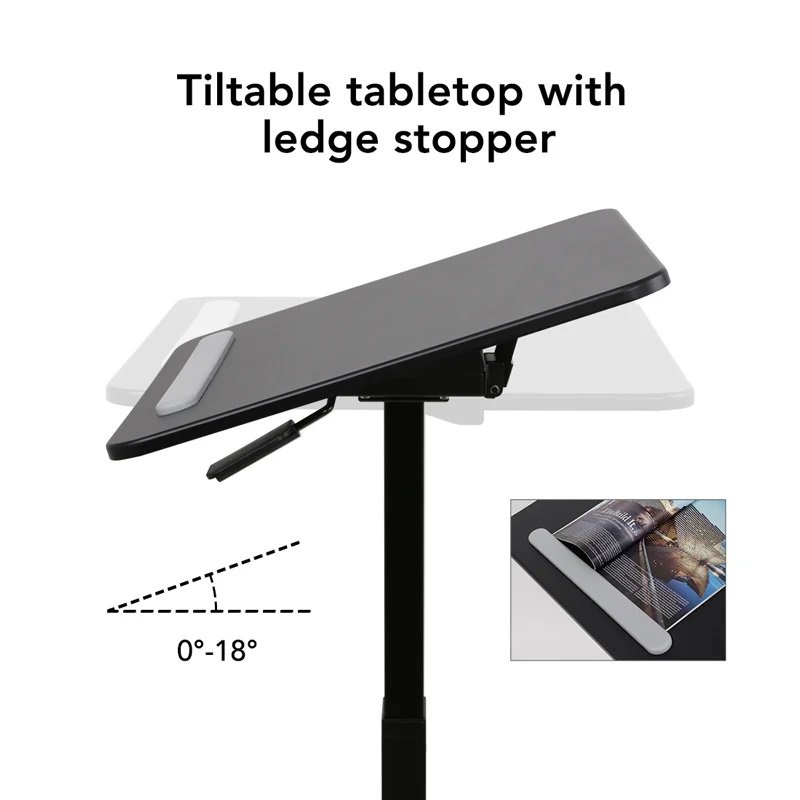 Flexispot MT3 Height Adjustable Sit-Stand Mobile Desk