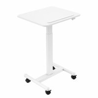 Flexispot MT3-E Height Adjustable Sit-Stand Mobile Desk (white)