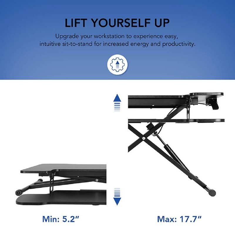 Flexispot M18M Lightweight Standing Desk Converter - 31