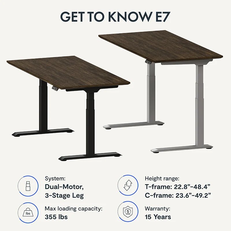 Flexispot E7 Electric Height Adjustable Pro Plus Standing Desk