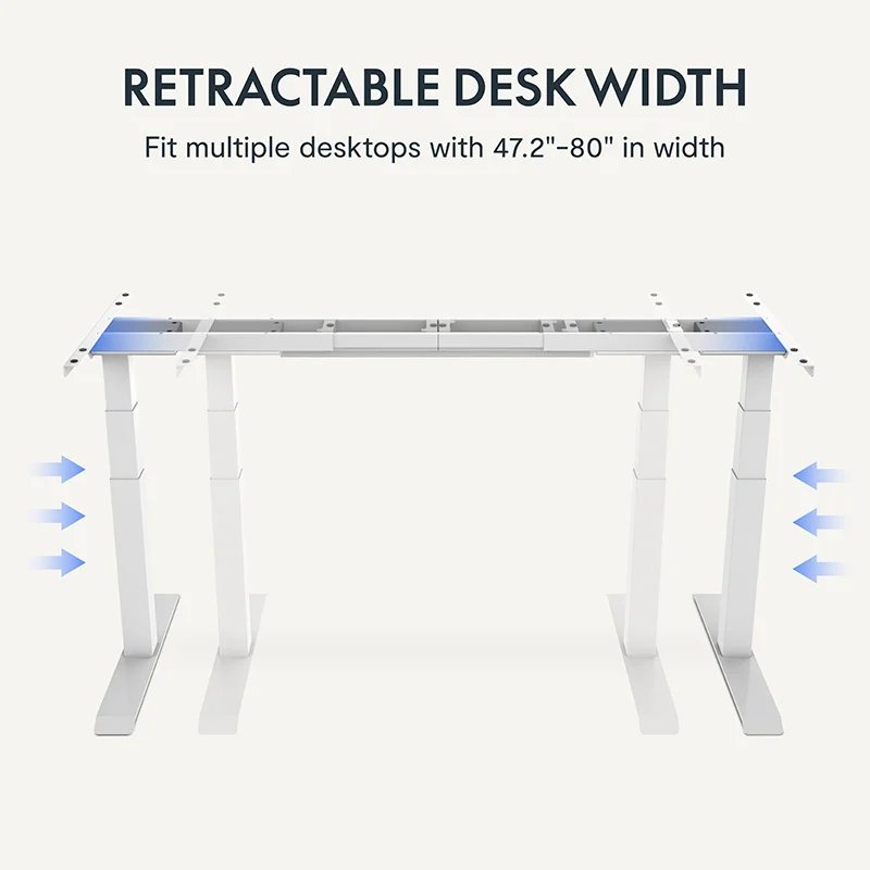 Premium Standing Desk E7 Pro, Height Adjustable Ergonomic Desk, Flexispot