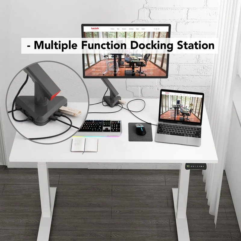 Flexispot MD01 Intelligent Monitor Arm with Docking Station