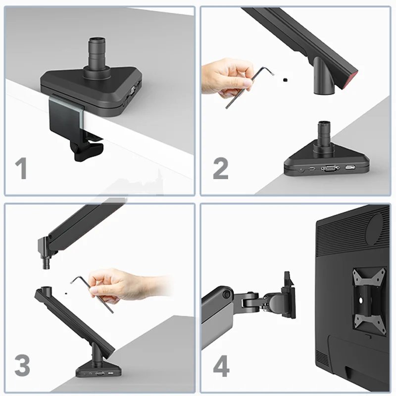 Flexispot MD01 Intelligent Monitor Arm with Docking Station