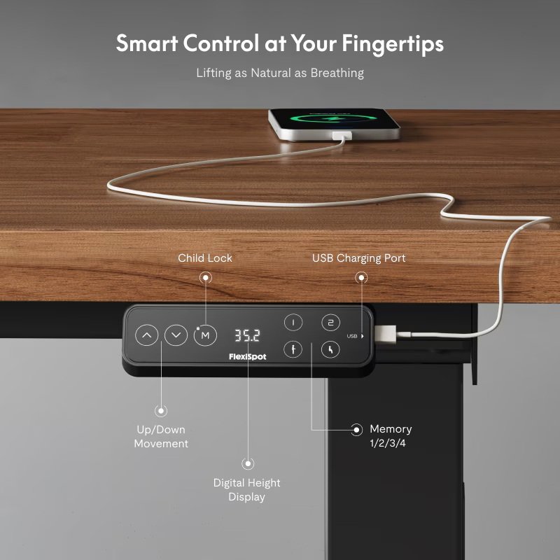 Flexispot E7 Plus Max Premium 4-leg Standing Desk