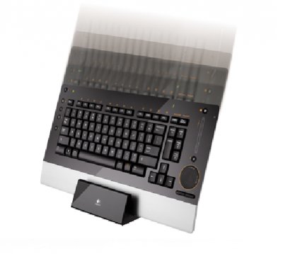 Logitech 967685-0403 diNovo Edge Keyboard Wireless Bluetooth Touchpad