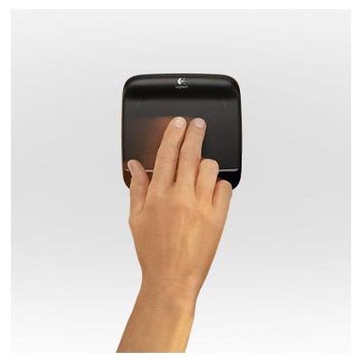 Logitech 910-002345 Wireless Multi Touch Large Surface Touchpad shows Two-finger scrolling