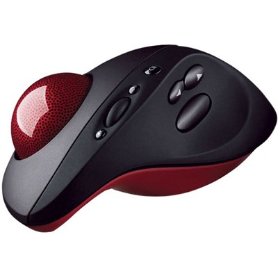 Logitech 904369-0403 Cordless Optical Comfortable Ergonomic TrackMan Trackball Mouse