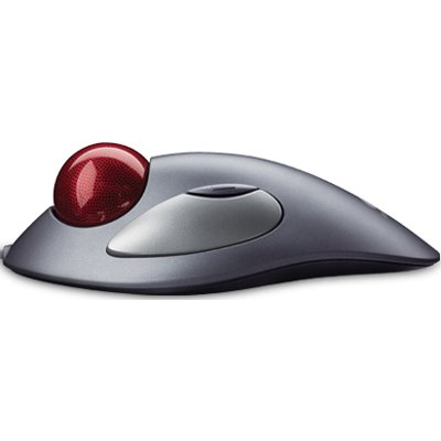 Logitech 910-000806 Trackman Marble Comfortable Ambidextrous Flexible Trackball Mouse