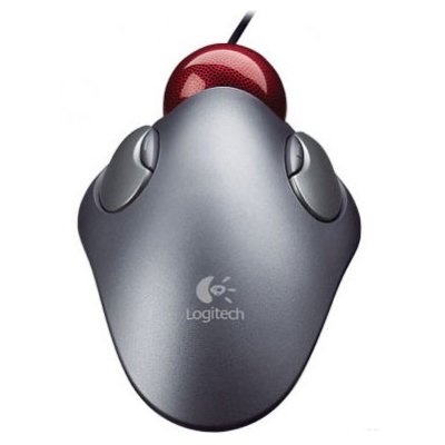 Logitech 910-000806 Trackman Marble Comfortable Ambidextrous Flexible Trackball Mouse