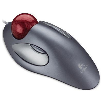 Logitech Trackman Marble Comfortable Ambidextrous Trackball Mouse - 910-000806