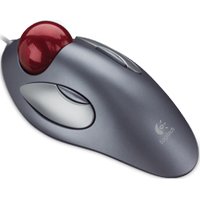 Logitech Trackman Marble Comfortable Ambidextrous Trackball Mouse - 910-000806