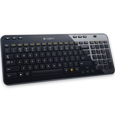 Logitech K360 Wireless Keyboard Glossy Black - 920-004088