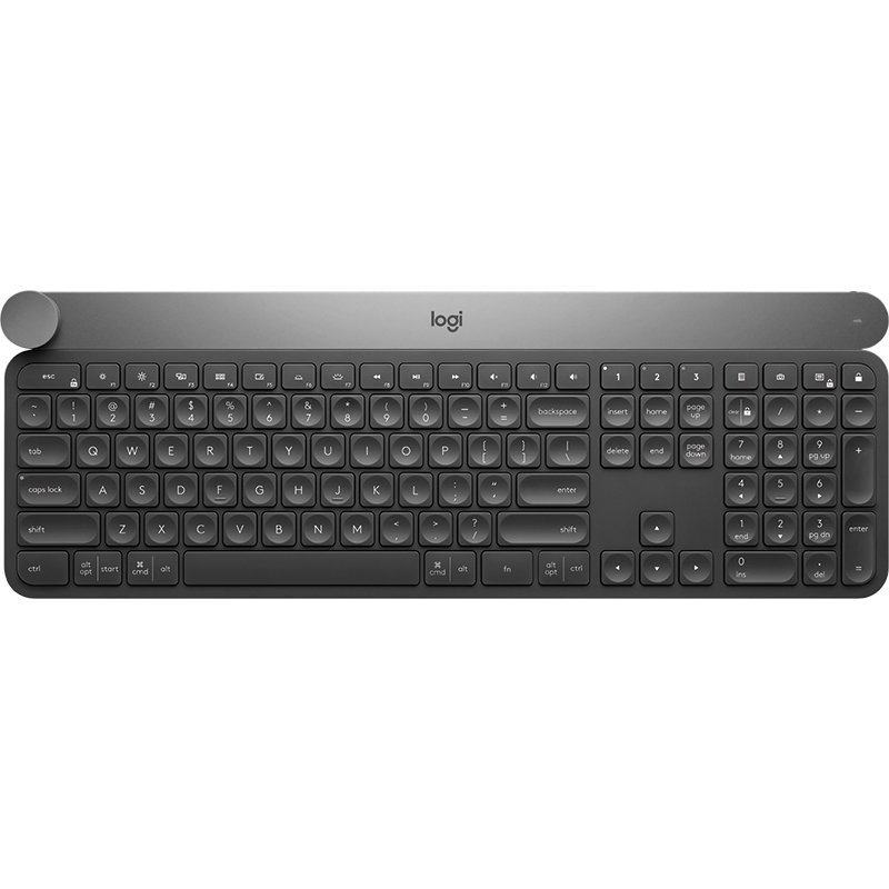 Logitech 920-008484 Craft Advanced Wireless Keyboard with Creative Input Dial 