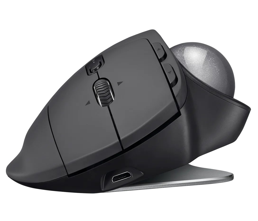 Logitech 910-005177 MX ERGO Advanced Wireless Trackball Mouse
