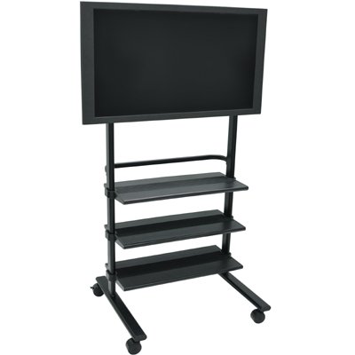 Luxor WFP100-B Versatile Mobile LCD TV Mount and Display Stand up to 60