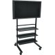Luxor WFP100-B Versatile Mobile LCD TV Mount and Display Stand up to 60" - Black