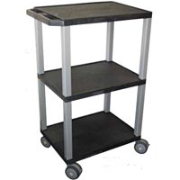 Luxor MRIWT42 Non-Magnetic 42.5" High Cart with MRI Non-Magnetic Casters