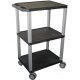 Luxor MRIWT42 Non-Magnetic 42.5" High Cart with MRI Non-Magnetic Casters