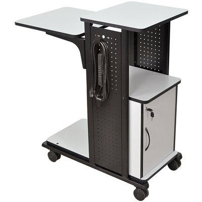 Luxor WPS4CE Mobile Presentation Station with Cabinet