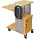 Luxor WPS4BRCE Boardroom Presentation Station with Cabinet and 7 Outlet 25' Electric Cord