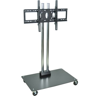 Luxor WPSMS62CH Stationary Flat Panel TV Cart and Mount