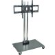 Luxor WPSMS62CH Stationary Flat Panel TV Cart and Mount