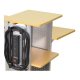 Luxor WPS4BR-SS Side Shelf for Aspen and Nickel WPS4 Carts