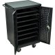 Luxor LLTM24-B Mobile 24 Tablet Charging Cart and Storage Station