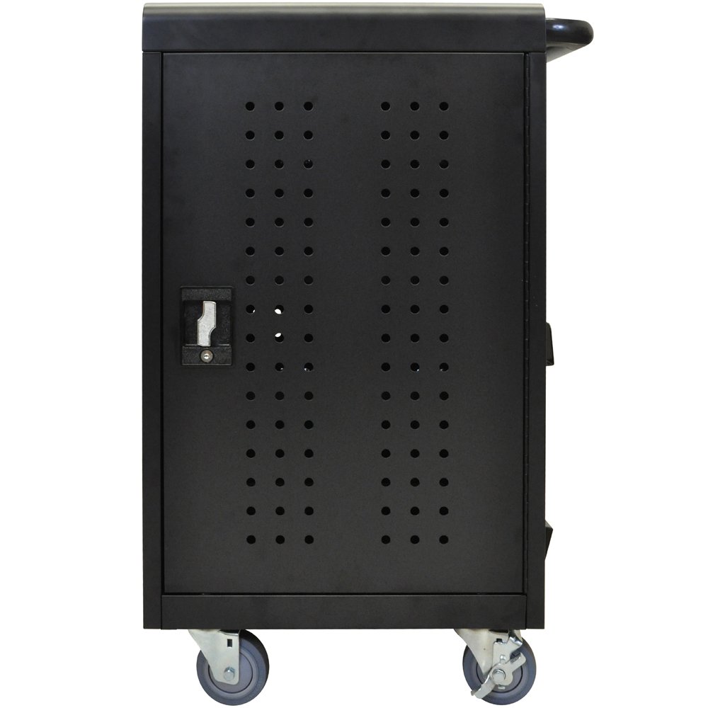 Luxor LLTM30-B 30 Tablet Charging Cart with Key Lock