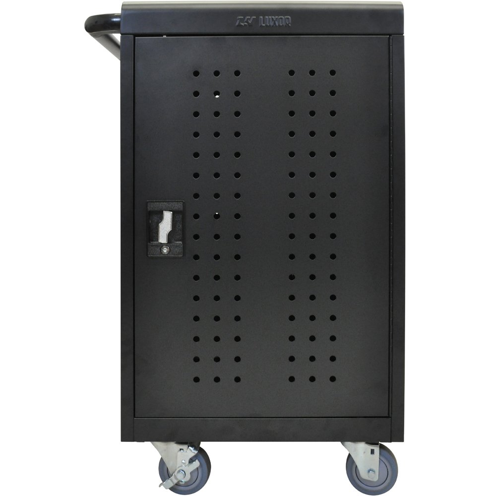 Luxor LLTM30-B 30 Tablet Charging Cart with Key Lock