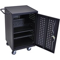Luxor LLTM16-B 16 Tablet Charging Cart