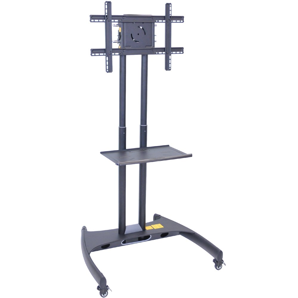Luxor FP2500 Height Adjustable TV Stand with Accessory Shelf