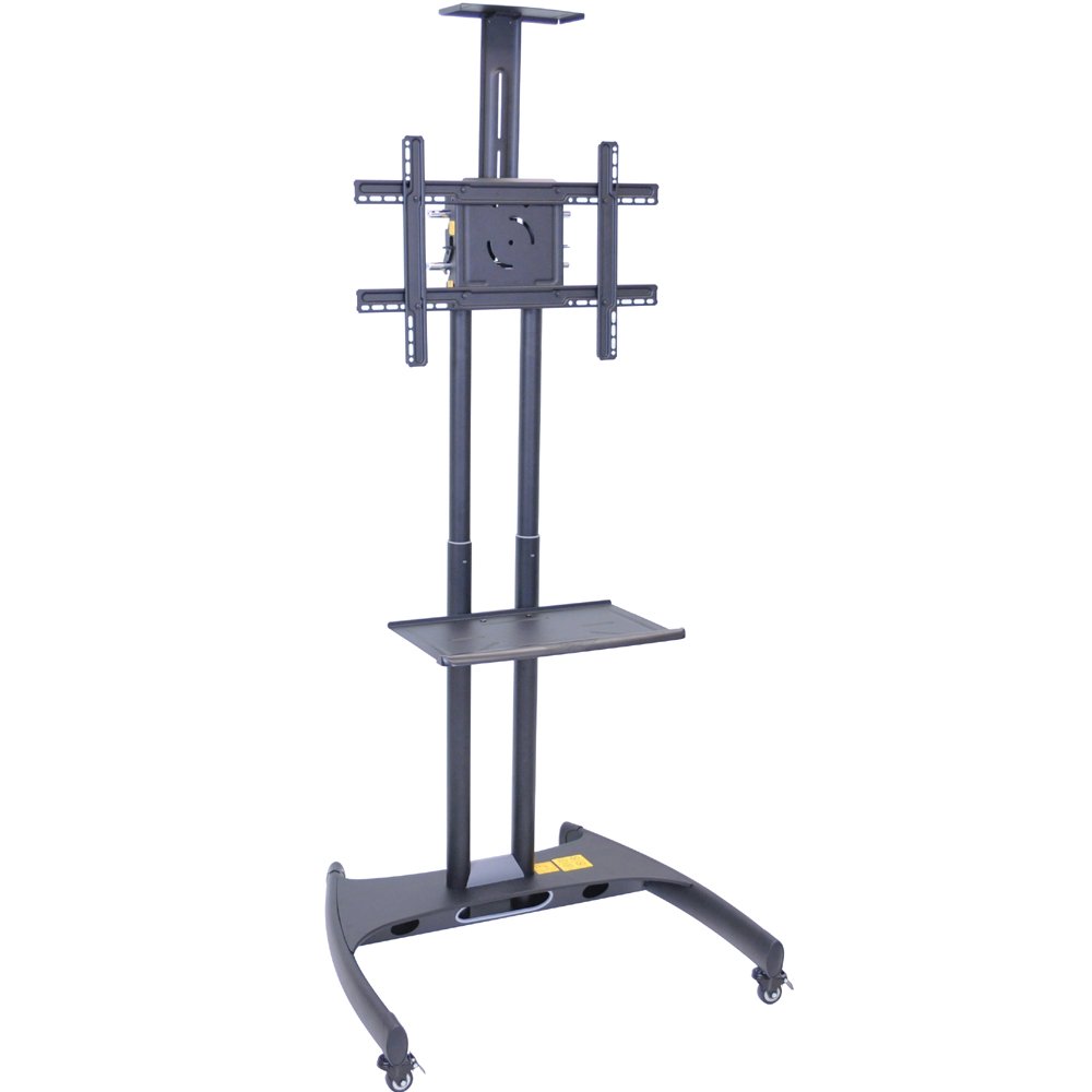 Luxor FP2750 Height Adjustable TV Stand with Shelf, Camera Mount