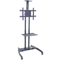 Luxor FP2750 Height Adjustable TV Stand with Shelf, Camera Mount