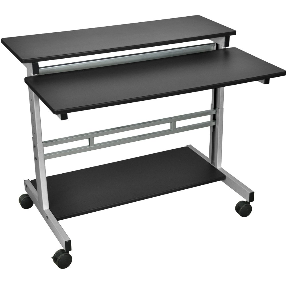 Luxor SITDOWN-40-DW Adjustable Sit Down Desk